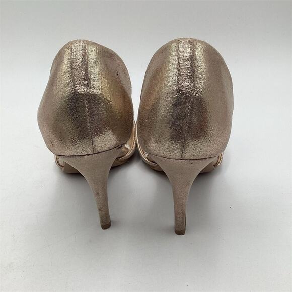 Chinese Laundry Women's Gold D'Orsay Heels Size 10M Party Shoes - Picture 4 of 9
